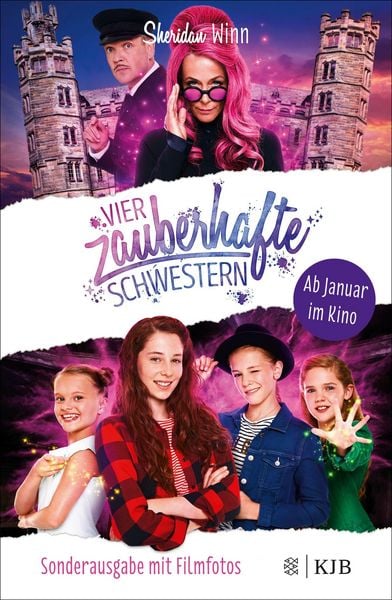 Vier zauberhafte Schwestern - Sonderausgabe mit Filmfotos, Gebundene Ausgabe von Sheridan Winn, Fischer Kjb