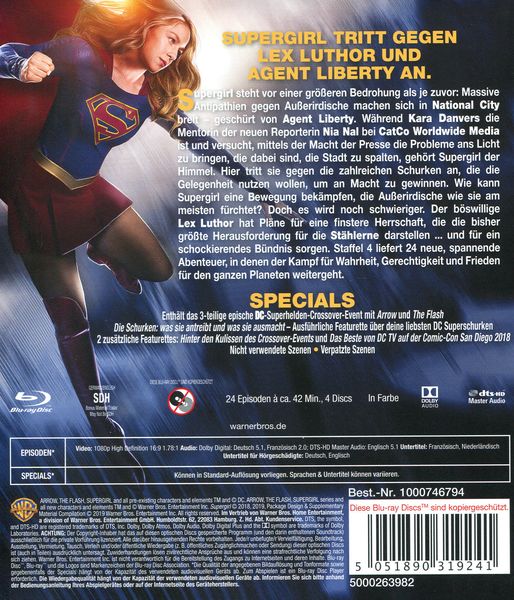 Produktbild: Supergirl - Die komplette 4. Staffel [4 BRs]