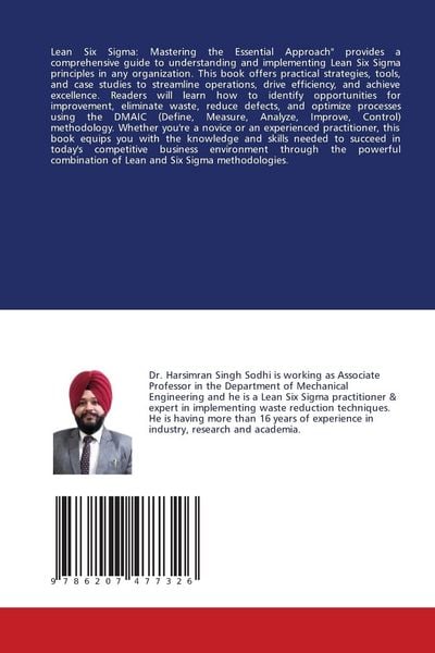 Produktbild: Lean Six Sigma: Mastering the Essential Approach
