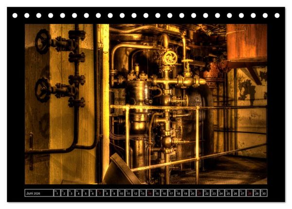 Produktbild: Rost - Quer durch's Ruhrgebiet (Tischkalender 2026 DIN A5 quer), CALVENDO Monatskalender