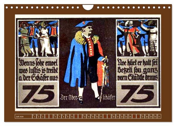 Produktbild: Gru&szlig; aus Rothenburg ob der Tauber (Wandkalender 2026 DIN A4 quer), CALVENDO Monatskalender