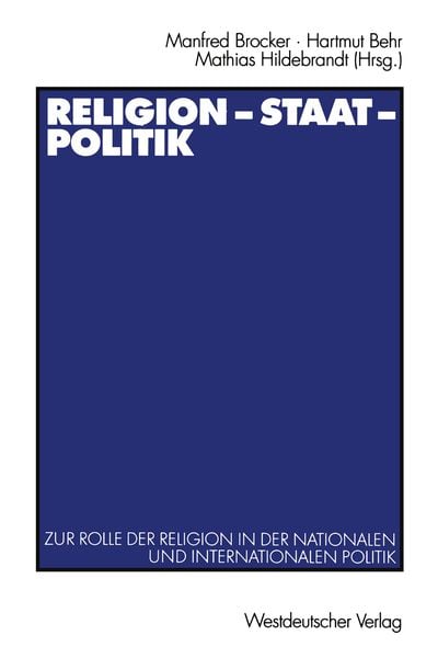 Produktbild: Religion &mdash; Staat &mdash; Politik