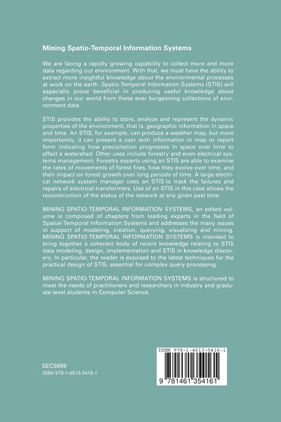 Produktbild: Mining Spatio-Temporal Information Systems
