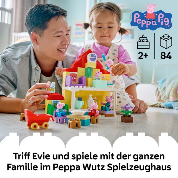Produktbild: LEGO DUPLO Peppa Wutz 10467 Familienhaus, Spielhaus mit Figuren