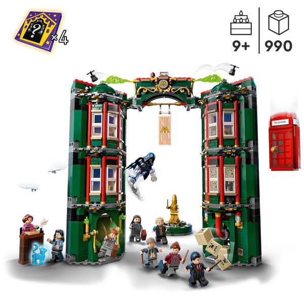 LEGO Harry Potter 76403 Zaubereiministerium Set mit Minifiguren