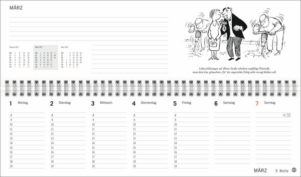 Produktbild: Loriot B&uuml;roplaner 2027