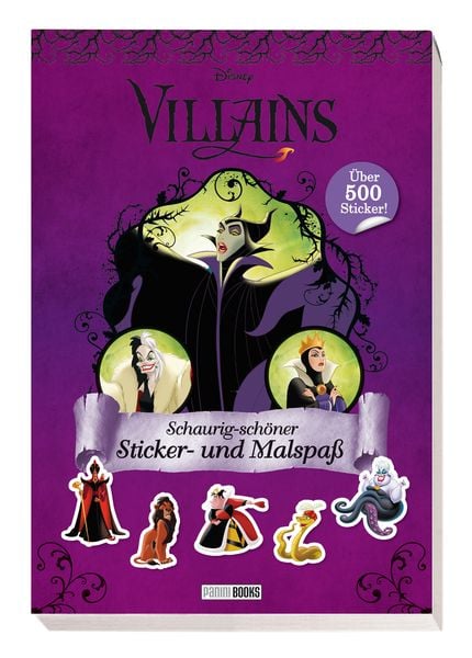 Produktbild: Disney Villains: Schaurig-sch&ouml;ner Sticker- und Malspa&szlig;