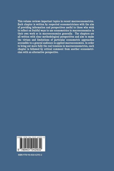 Produktbild: Macroeconometrics