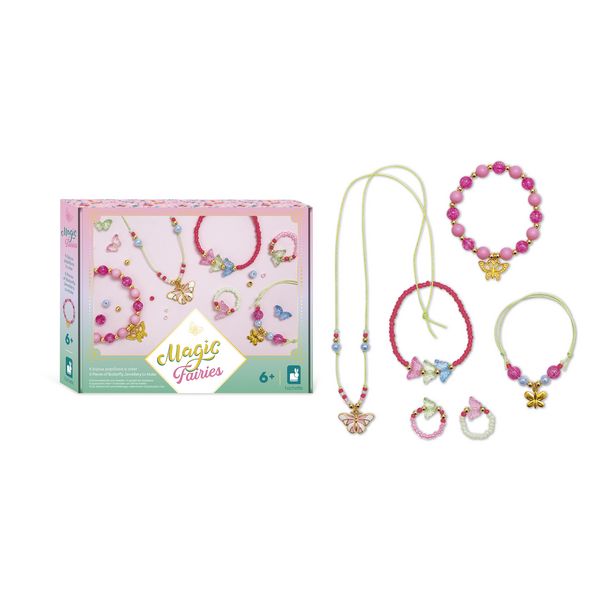 Produktbild: Feenschmuck &ndash; Magisches Bastelset f&uuml;r kreative Kinder (6 Schmuckst&uuml;cke)