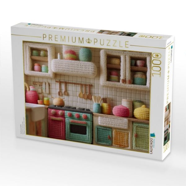 Produktbild: CALVENDO Puzzle K&uuml;che aus Wolle | 1000 Teile Lege-Gr&ouml;&szlig;e 64x48cm Foto-Puzzle f&uuml;r gl&uuml;ckliche Stunden