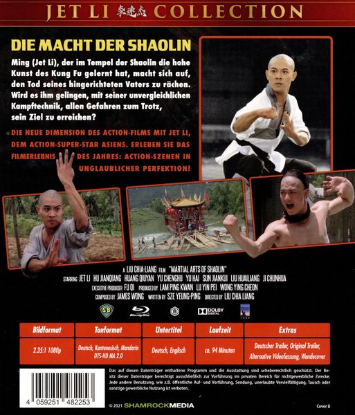 Produktbild: Die Macht der Shaolin - Cover B (uncut)