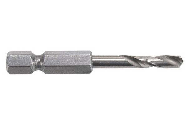Produktbild: Wolfcraft 7257000 HSS Metall-Spiralbohrer 3 mm Gesamtl&auml;nge 47 mm geschliffen DIN 338 1/4" (6.3 mm) 1 St.