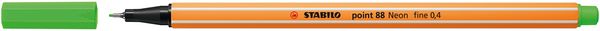 Produktbild: STABILO Fineliner -   point 88 - Einzelstift - Neonfarbe, leuchtfarbengr&uuml;n