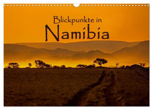 Produktbild: Blickpunkte in Namibia (Wandkalender 2026 DIN A3 quer), CALVENDO Monatskalender