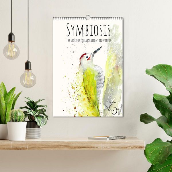 Produktbild: Symbiosis, the story of collaborations in nature (Wall Calendar 2026 DIN A3 portrait), CALVENDO 12 Month Wall Calendar