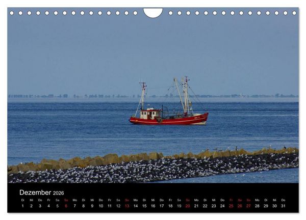 Produktbild: Cuxhaven an der Nordsee (Wandkalender 2026 DIN A4 quer), CALVENDO Monatskalender