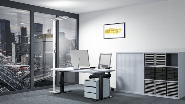 Produktbild: HANSA Stehleuchte LED Larimar, weiss