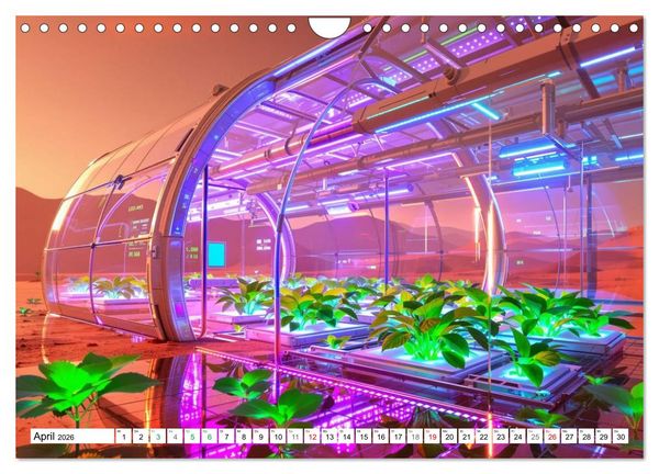 Produktbild: Neuer Morgen Mars (Wandkalender 2026 DIN A4 quer), CALVENDO Monatskalender