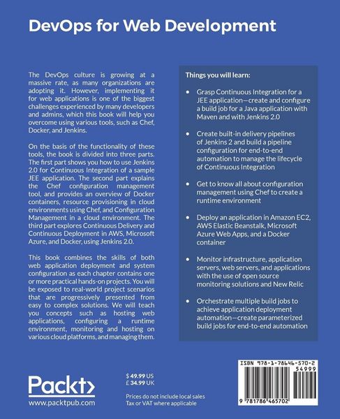 Produktbild: DevOps for Web Development