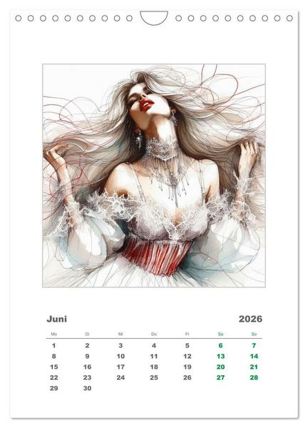 Produktbild: Im Rhythmus der Leidenschaft (Wandkalender 2026 DIN A4 hoch), CALVENDO Monatskalender