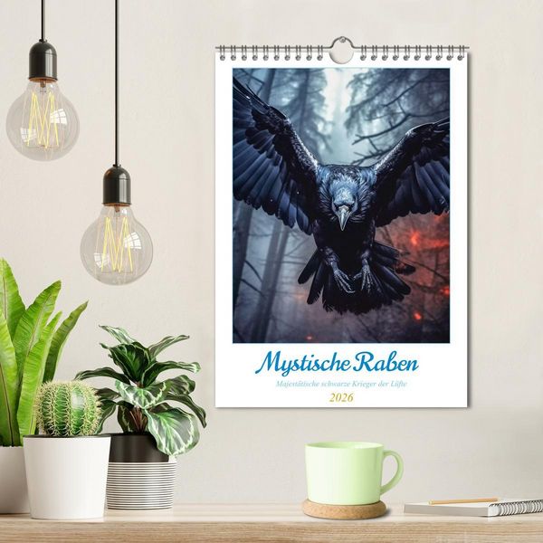 Produktbild: Mystische Raben (Wandkalender 2026 DIN A4 hoch), CALVENDO Monatskalender