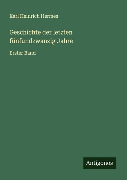 Produktbild: Geschichte der letzten f&uuml;nfundzwanzig Jahre