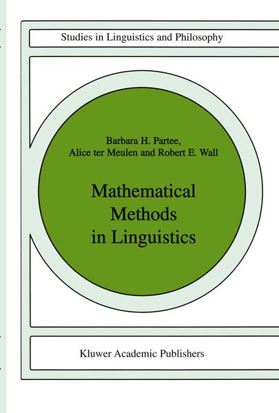 Produktbild: Mathematical Methods in Linguistics