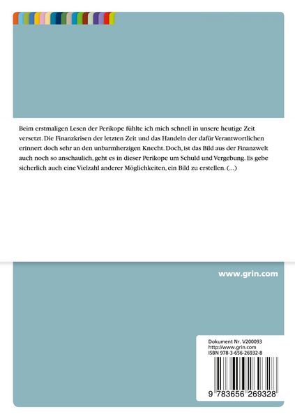Produktbild: Exegese eines Gleichnistextes