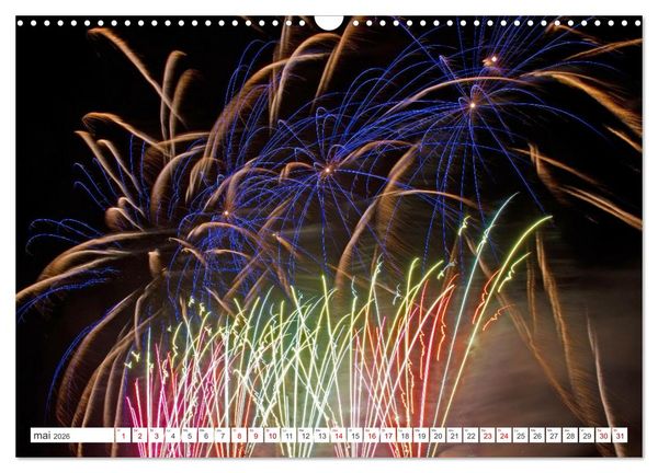 Produktbild: Feux d'Artifice - Miracles dans le ciel (Calendrier mural 2026 DIN A3 vertical), CALVENDO calendrier mensuel