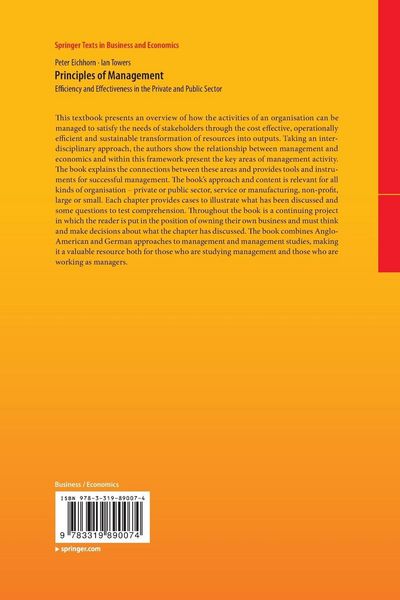 Produktbild: Principles of Management