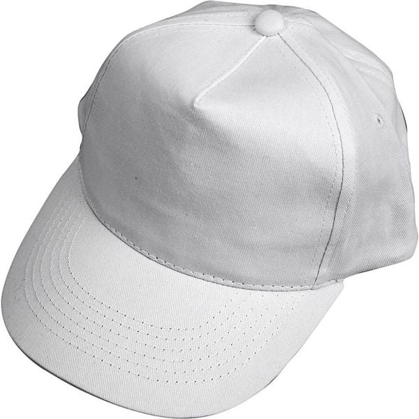 Produktbild: Creativ Company Kappen und M&uuml;tzen Cap, Wei&szlig;, 49,5-56 cm, 1 St&uuml;ck
