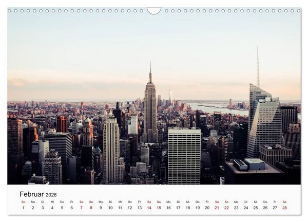 Produktbild: Traumstadt New York (Wandkalender 2026 DIN A3 quer), CALVENDO Monatskalender