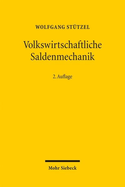 Produktbild: Volkswirtschaftliche Saldenmechanik