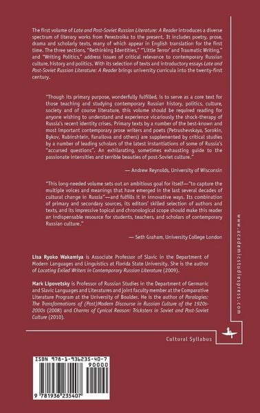 Produktbild: Late and Post-Soviet Russian Literature