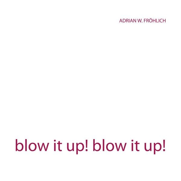 Produktbild: Blow it up! blow it up!