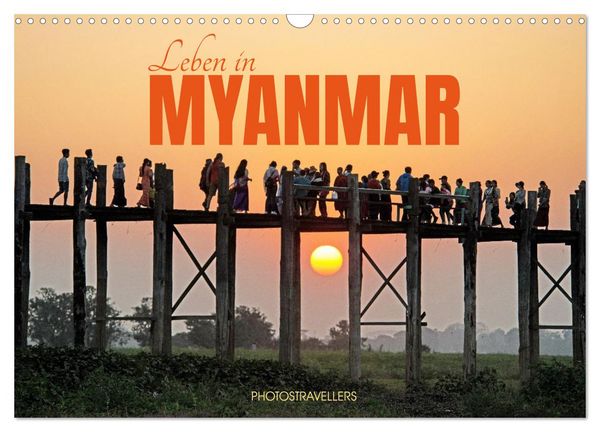 Produktbild: Leben in Myanmar (Wandkalender 2026 DIN A3 quer), CALVENDO Monatskalender
