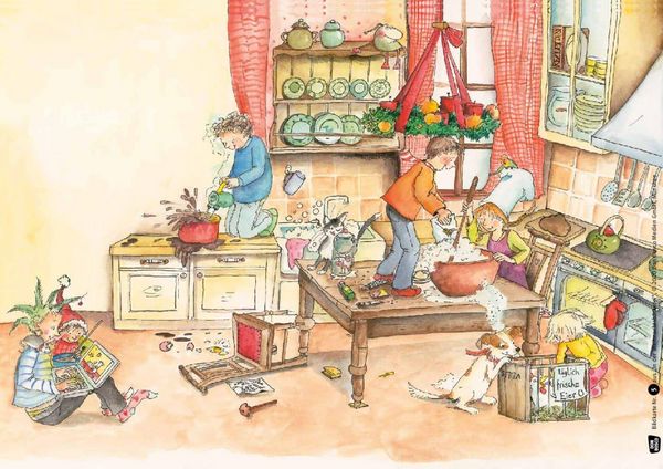 Produktbild: In der Weihnachtsb&auml;ckerei. Kamishibai Bildkartenset
