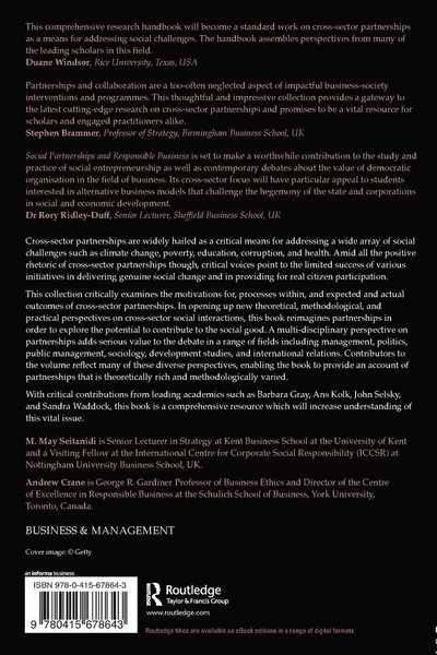 Produktbild: Social Partnerships and Responsible Business
