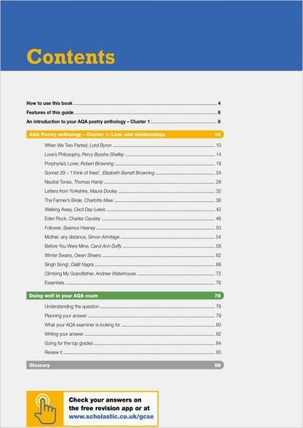 Produktbild: Love and Relationships AQA Poetry Anthology