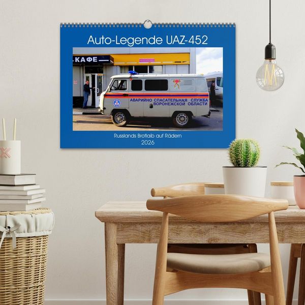 Produktbild: Auto-Legende UAZ-452 - Russlands Brotlaib auf R&auml;dern (Wandkalender 2026 DIN A3 quer), CALVENDO Monatskalender