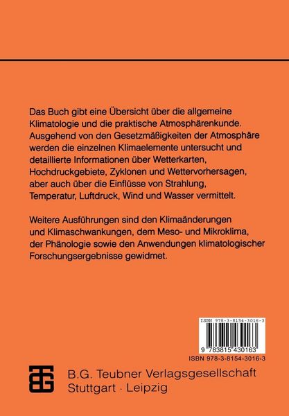 Produktbild: Witterung und Klima