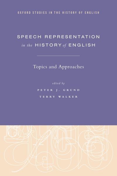 Produktbild: Speech Representation in the History of English