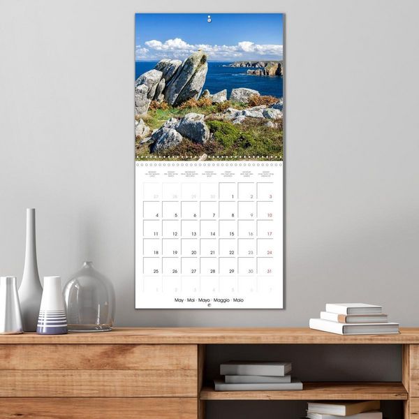 Produktbild: Bretagne Paysages c&ocirc;tiers (Calendrier mural carr&eacute; 2026 30x30 cm) Calendrier double avec une page pour vos prises de notes