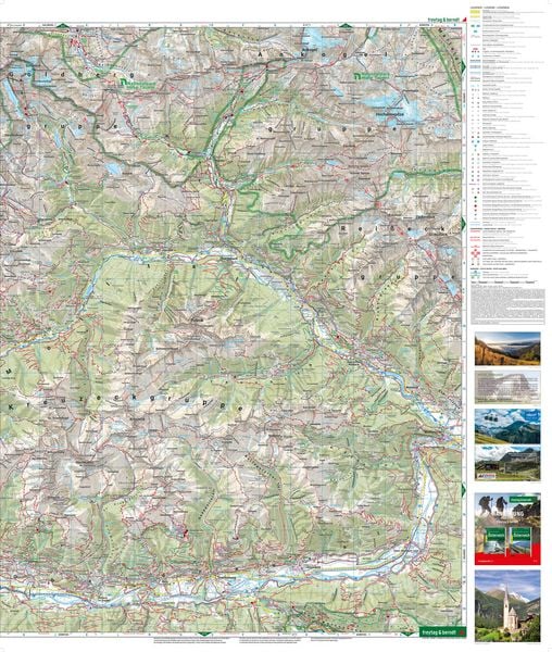 Produktbild: Freytag & berndt Wanderkarte WK 225 M&ouml;lltal, Kreuzeckgruppe - Drautal 1:50.000