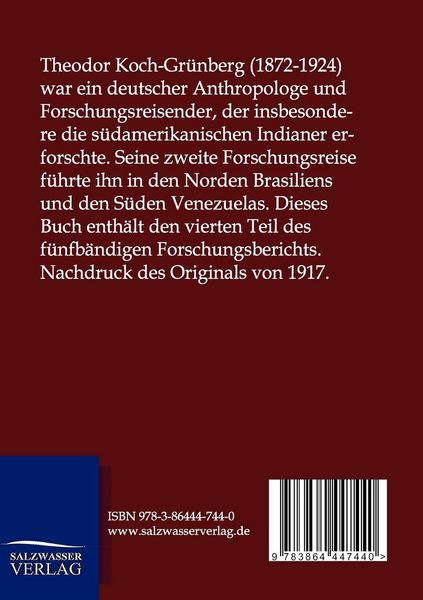 Produktbild: Vom Roroima zum Orinoco