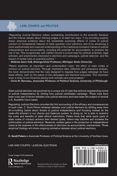 Produktbild: Regulating Judicial Elections