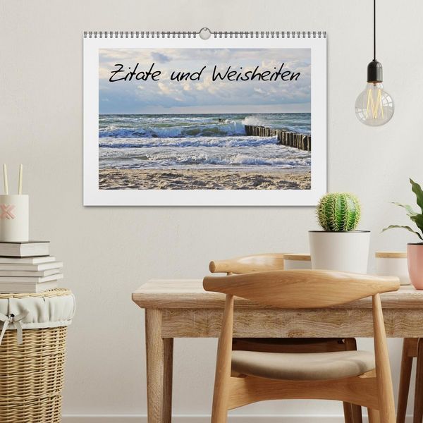 Produktbild: Zitate und Weisheiten (Wandkalender 2026 DIN A3 quer), CALVENDO Monatskalender