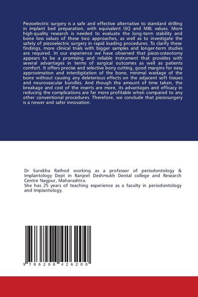 Produktbild: Piezoelectric Surgery in Implant Placement: A Modern Alternative