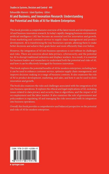 Produktbild: AI and Business, and Innovation Research: Understanding the Potential and Risks of AI for Modern Enterprises