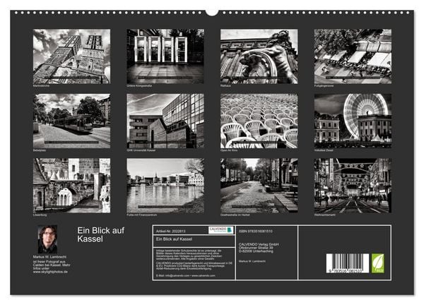 Produktbild: Ein Blick auf Kassel (hochwertiger Premium Wandkalender 2026 DIN A2 quer), Kunstdruck in Hochglanz